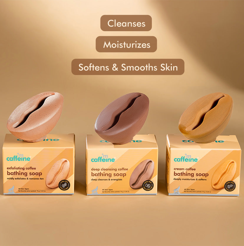 Assorted Coffee Bathing Soap Trio