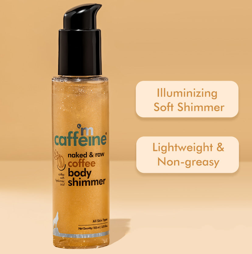 Coffee Body Shimmer for a Glam Ready Skin with Hyaluronic Acid - 105 ml