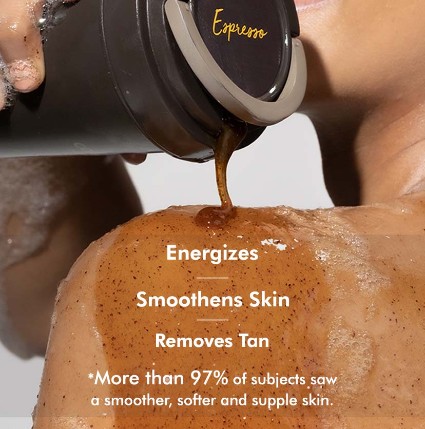 Espresso Coffee Body Wash + Scrub with Natural AHA | 300ml