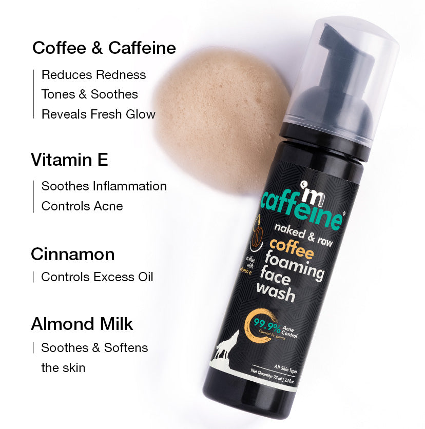 Coffee Foaming Face Wash With Vitamin E