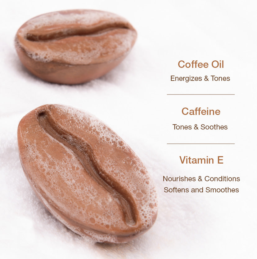 Deep Cleansing Coffee Bathing Soap for Soft & Smooth Skin - 75g - Natural & 100% Vegan