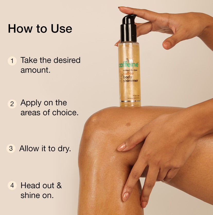 Coffee Body Shimmer for a Glam Ready Skin with Hyaluronic Acid - 105 ml