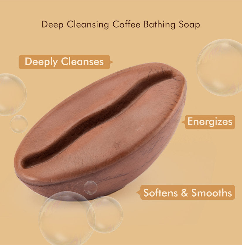 Assorted Coffee Bathing Soaps - Pack of 3