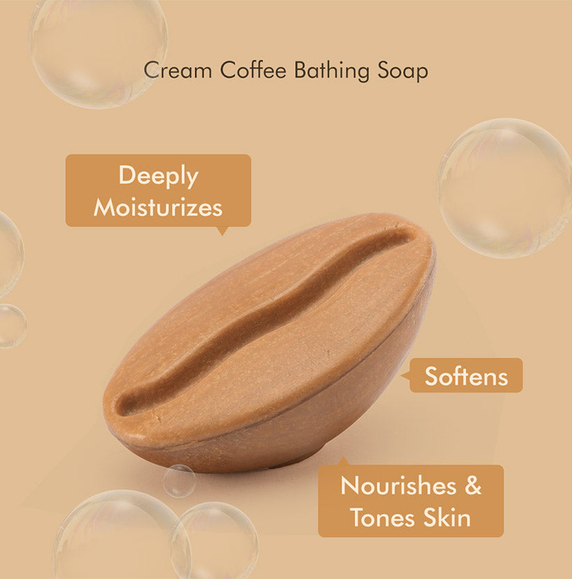 Assorted Coffee Bathing Soaps - Pack of 3