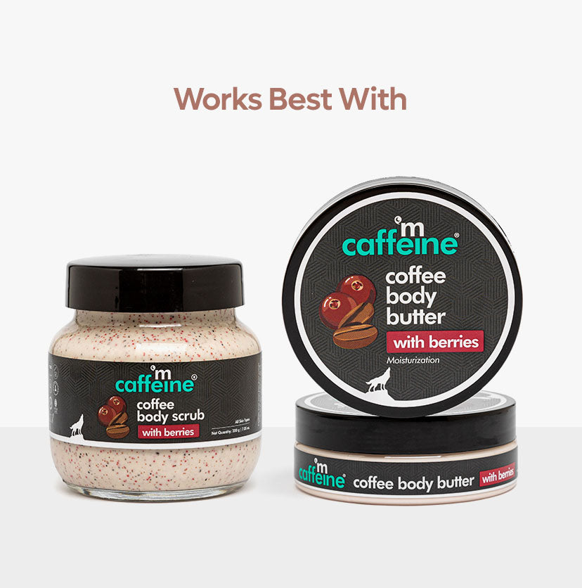 Coffee & Berries Body Butter with Shea Butter for Deep Moisturization & Smooth Skin - 100 g
