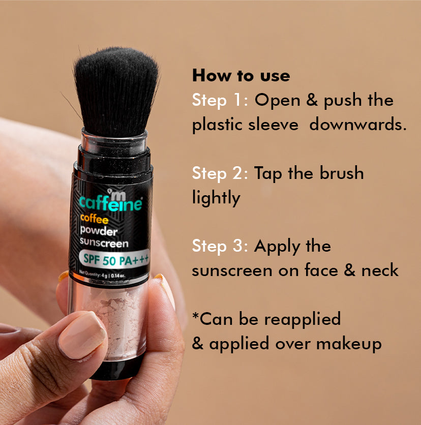 How To Use Coffee Powder Sunscreen