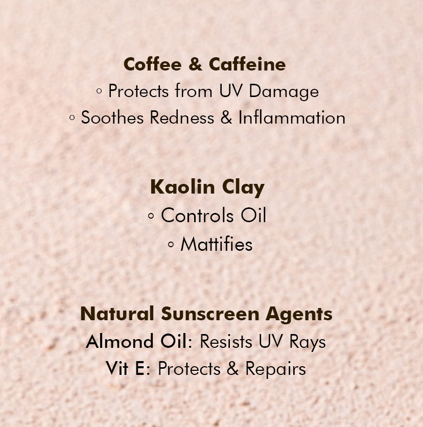 Coffee Powder Sunscreen