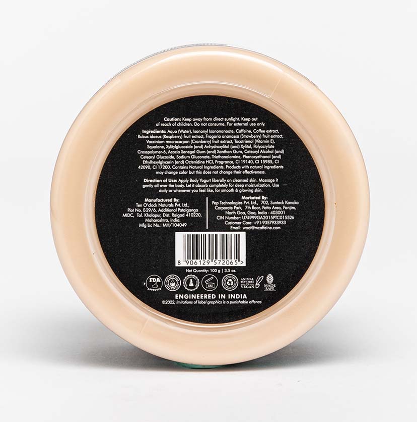 Buy Coffee Body Yogurt With Berries Online In India mCaffeine