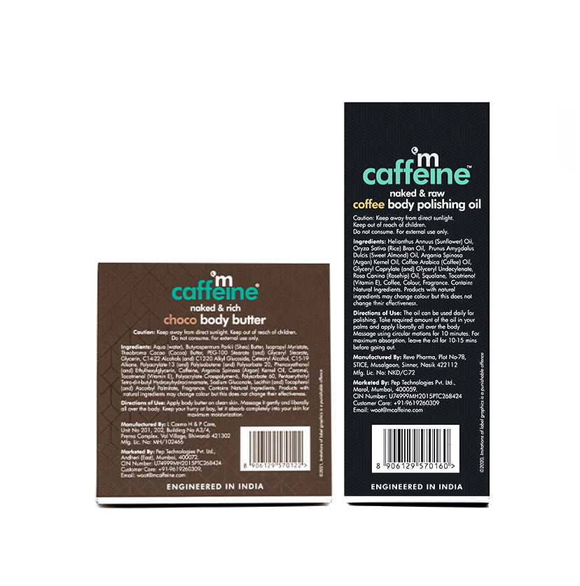 Coffee-Choco Intense Moisturization Set - Pre and Post Shower