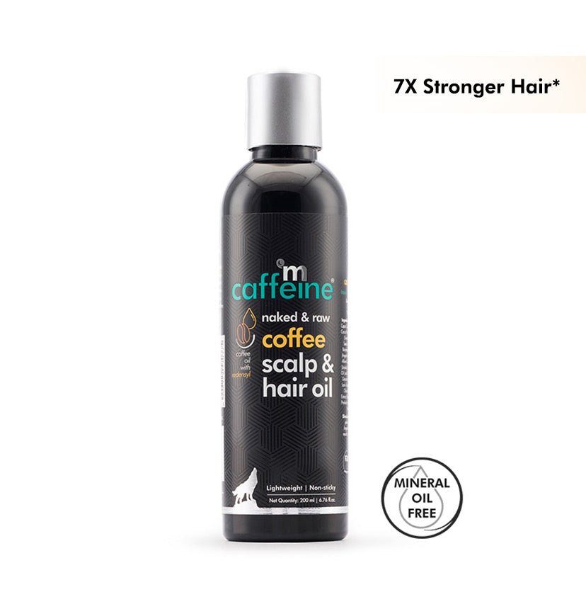 Coffee Scalp & Hair Oil - 200 ml | Lightweight & Non-Sticky