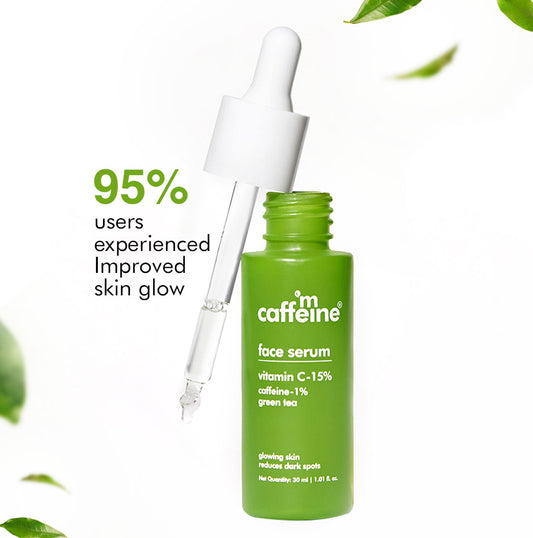 Green Tea & 15% Vitamin C Face Serum for Glowing Skin