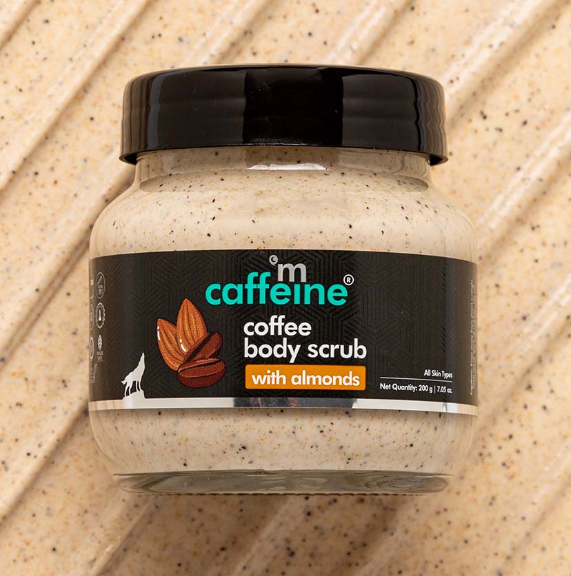 Moisturizing & Creamy Coffee Body Scrub with Almonds for Smooth Skin