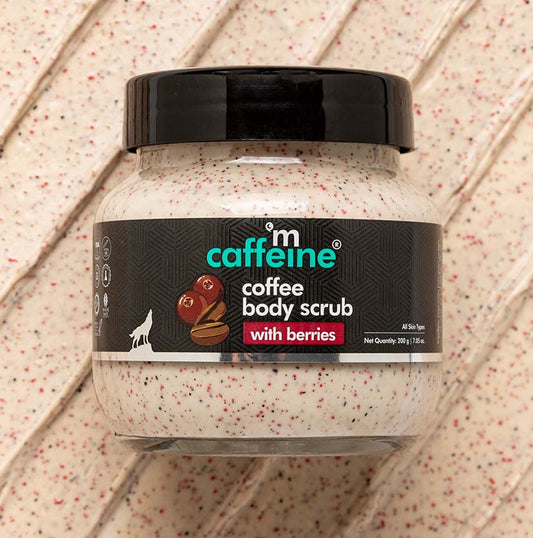 Moisturizing & Creamy Coffee Body Scrub with Berries for Smooth Skin