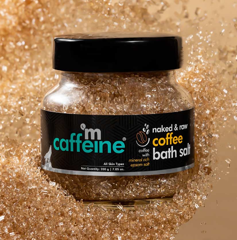 Coffee & Epsom Bath Salt to Destress & Relax - 200g - Natural & 100% Vegan