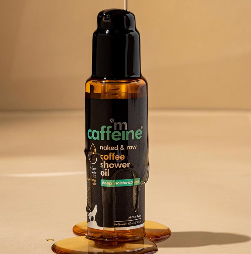 Coffee Shower Oil Body Wash with 12 Nourishing Oils for Deep Moisturization & Nourishment- 100 ml