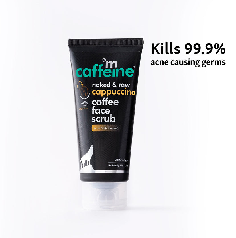 Cappuccino Coffee Face Scrub with Vitamin E